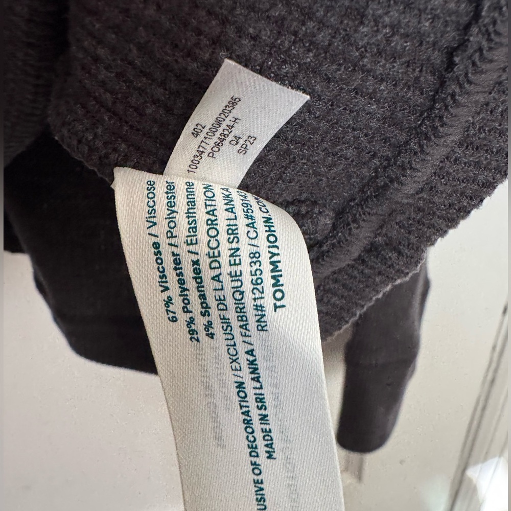 Tommy John ribbed Henley - Picture 5 of 8